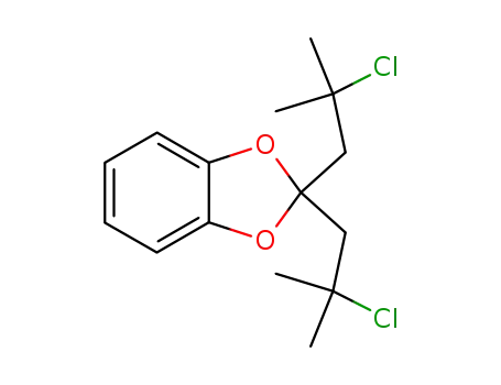 Molecular Structure of 110614-13-6 (1,3-Benzodioxole, 2,2-bis(2-chloro-2-methylpropyl)-)