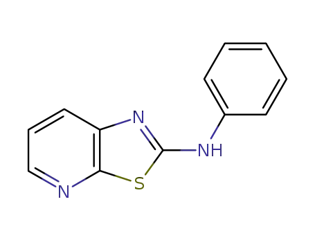 Molecular Structure of 59922-51-9 (N-phenyl[1,3]thiazolo[5,4-b]pyridin-2-amine)