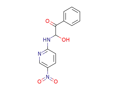 Molecular Structure of 123488-77-7 (2-Hydroxy-2-(5-nitro-pyridin-2-ylamino)-1-phenyl-ethanone)