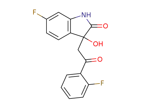 6-Fluoro-3-[2-(2-fluoro-phenyl)-2-oxo-ethyl]-3-hydroxy-1,3-dihydro-indol-2-one