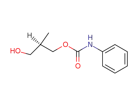 Molecular Structure of 59965-09-2 (1,3-Propanediol, 2-methyl-, mono(phenylcarbamate), (R)-)
