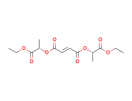 Molecular Structure of 111293-23-3 ((-)-BIS[(S)-1-(ETHOXYCARBONYL)ETHYL] FUMARATE)