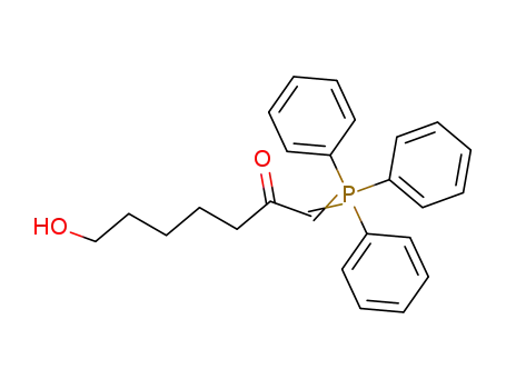 7-Hydroxy-1-(triphenyl-λ<sup>5</sup>-phosphanylidene)-heptan-2-one
