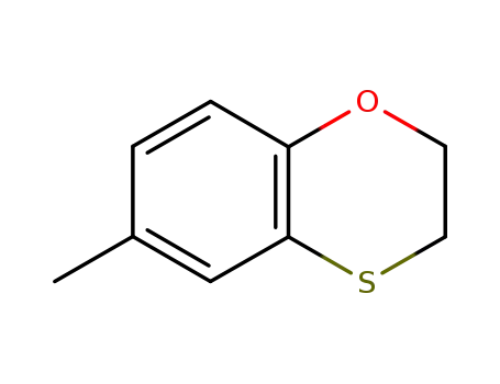 Molecular Structure of 102363-66-6 (1,4-Benzoxathiin, 2,3-dihydro-6-methyl-)