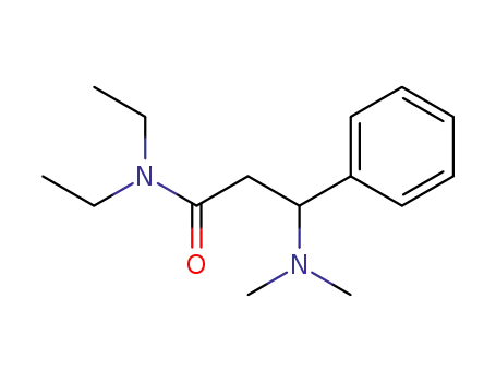 Molecular Structure of 85608-22-6 (3-(dimethylamino)-N,N-diethyl-3-phenylpropanamide)