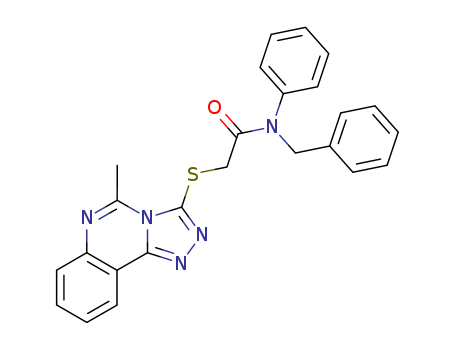 76989-42-9,N-benzyl-2-[(5-methyl[1,2,4]triazolo[4,3-c]quinazolin-3-yl)sulfanyl]-N-phenylacetamide,