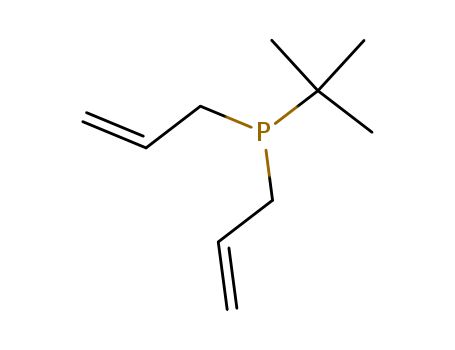 Molecular Structure of 29949-76-6 (Phosphine, (1,1-dimethylethyl)di-2-propenyl-)