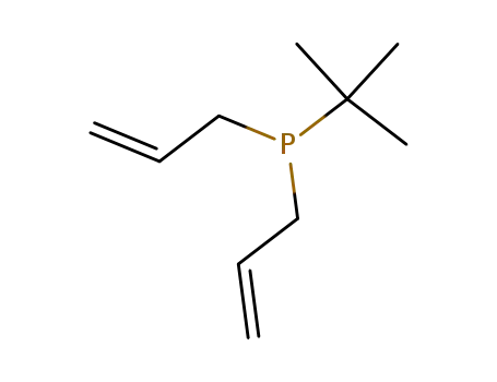 Molecular Structure of 29949-76-6 (Phosphine, (1,1-dimethylethyl)di-2-propenyl-)