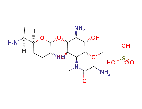 Molecular Structure of 72275-67-3 (ASTROMICINSULFATE)