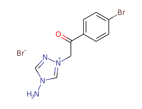 4H-1,2,4-Triazolium, 4-amino-1-[2-(4-bromophenyl)-2-oxoethyl]-, bromide