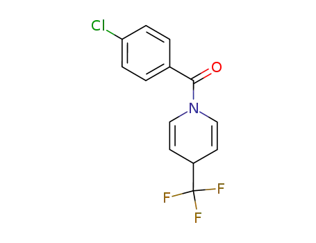 Molecular Structure of 144459-51-8 (Pyridine, 1-(4-chlorobenzoyl)-1,4-dihydro-4-(trifluoromethyl)-)
