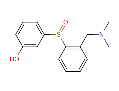 Molecular Structure of 128439-44-1 (3-({2-[(dimethylamino)methyl]phenyl}sulfinyl)phenol)