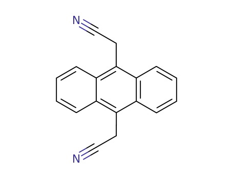 Molecular Structure of 62806-30-8 (9,10-bis(cyanomethyl)-anthracene)