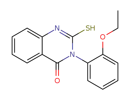 Molecular Structure of 65141-61-9 (3-(2-ETHOXY-PHENYL)-2-MERCAPTO-3H-QUINAZOLIN-4-ONE)