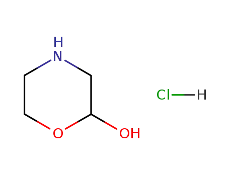 Molecular Structure of 79323-24-3 (morpholin-2-ol hydrochloride)