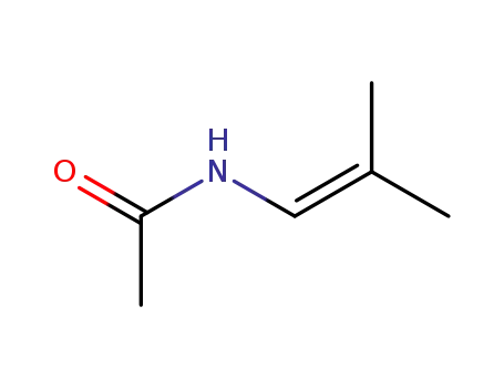 Molecular Structure of 5202-82-4 (Acetamide, N-(2-methyl-1-propenyl)-)