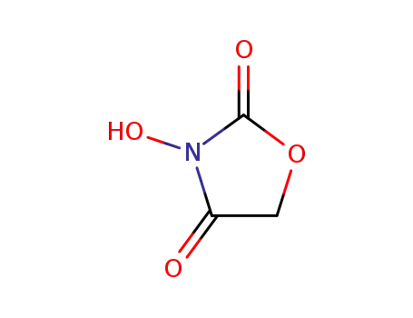 Molecular Structure of 76440-89-6 (2,4-Oxazolidinedione, 3-hydroxy-)