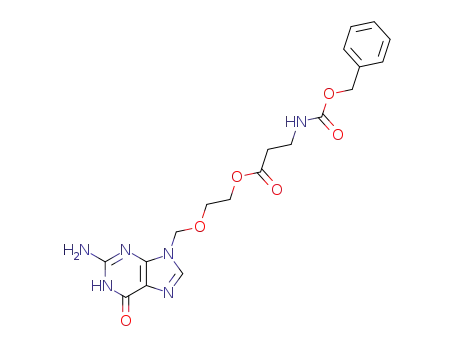 3-Benzyloxycarbonylamino-propionic acid 2-(2-amino-6-oxo-1,6-dihydro-purin-9-ylmethoxy)-ethyl ester