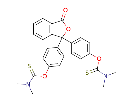 Carbamothioic acid, dimethyl-,
O,O'-[(3-oxo-1(3H)-isobenzofuranylidene)di-4,1-phenylene] ester