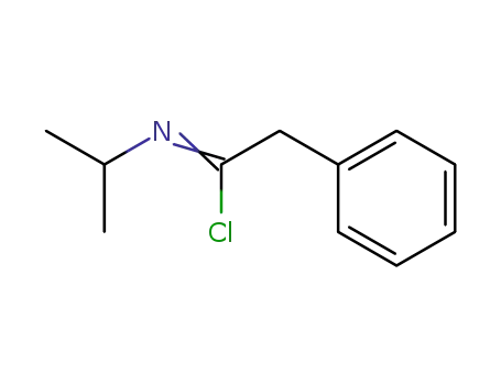 Molecular Structure of 74157-83-8 (Benzeneethanimidoyl chloride, N-(1-methylethyl)-)