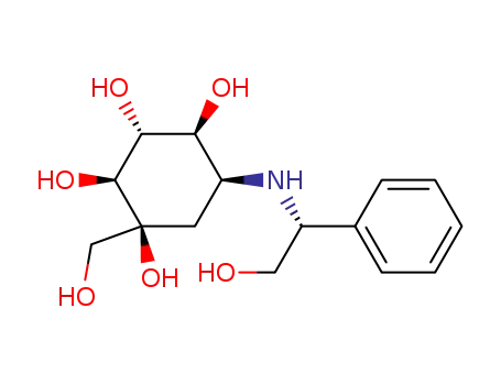 N-<(R)-α-(hydroxymethyl)benzyl>valiolamine