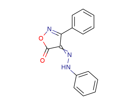 4,5-Isoxazoledione, 3-phenyl-, 4-(phenylhydrazone)