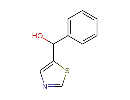 Molecular Structure of 109776-19-4 (5-Thiazolemethanol, a-phenyl-)