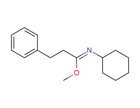 Molecular Structure of 103818-66-2 (methyl N-cyclohexyl-3-phenylpropanimidate)