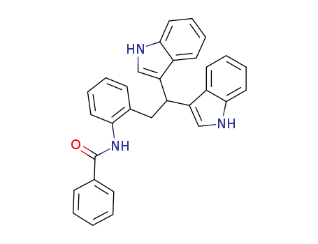 52831-33-1,Benzamide,N-[2-(2,2-di-1H-indol-3-ylethyl)- phenyl]- ,