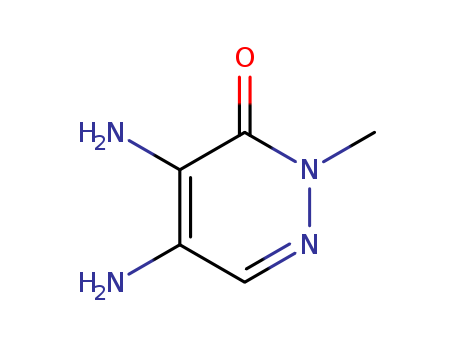 3(2H)-Pyridazinone, 4,5-diamino-2-methyl-