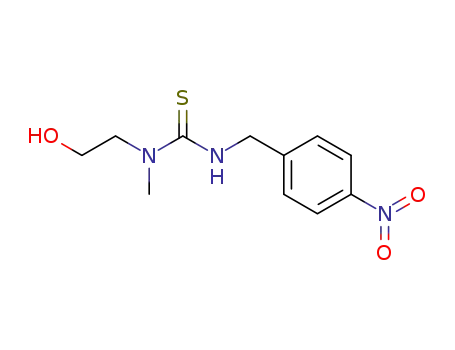 N-(2-Hydroxyethyl)-N-methyl-N'-[(4-nitrophenyl)methyl]thiourea