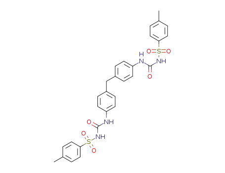 Molecular Structure of 151882-81-4 (4,4''-Bis-(p-tolylsulfonylureido)-diphenylmethane)