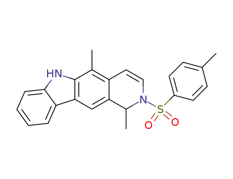 1,2-dihydro-1,5-dimethyl-2-(4-toluenesulphonyl)-6H-pyrido<4,3-b>carbazole