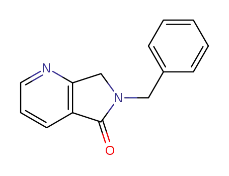 Molecular Structure of 109439-42-1 (6-benzyl-6,7-dihydropyrrolo[3,4-b]pyridin-5-one)
