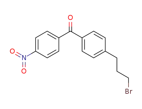 Molecular Structure of 142798-88-7 (Methanone, [4-(3-bromopropyl)phenyl](4-nitrophenyl)-)