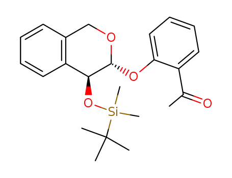 l'(acetyl-2'-phenoxy)-3-tertiobutyldimethylsilyloxy-4-isochromanne