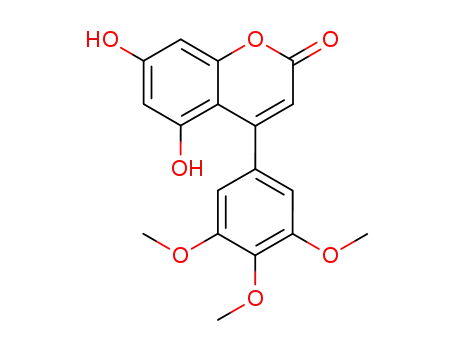 5,7-dihydroxy-4-(3,4,5-trimethoxyphenyl)-2H-chromen-2-one