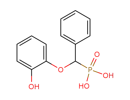 Molecular Structure of 94317-89-2 (Phosphonic acid, [(2-hydroxyphenoxy)phenylmethyl]-)
