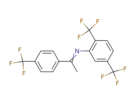 Molecular Structure of 147218-05-1 (2,5-bis(trifluoromethyl)-N-<1-<4-(trifluoromethyl)phenyl>ethylidene>aniline)