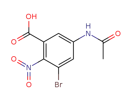 5-Acetamido-3-bromo-2-nitrobenzoic acid