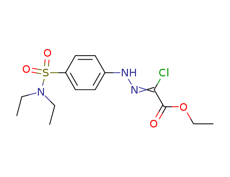 96722-51-9,ethyl (2Z)-chloro{2-[4-(diethylsulfamoyl)phenyl]hydrazinylidene}ethanoate,