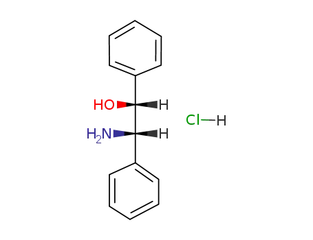 Molecular Structure of 5959-42-2 (2-Amino-1,2-diphenylethanol hydrochloride)