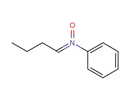 Molecular Structure of 24423-92-5 (Benzenamine, N-butylidene-, N-oxide)