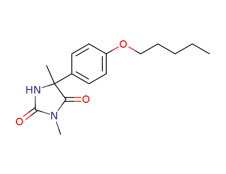 134721-61-2,3,5-dimethyl-5-[4-(pentyloxy)phenyl]imidazolidine-2,4-dione,