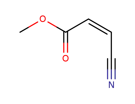 Molecular Structure of 925-55-3 (2-Propenoic acid, 3-cyano-, methyl ester, (Z)-)