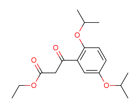 2,5-diisopropyloxybenzoylacetic acid ethyl ester
