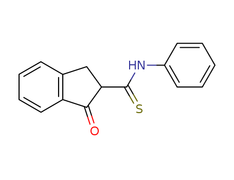 1H-Indene-2-carbothioamide, 2,3-dihydro-1-oxo-N-phenyl-