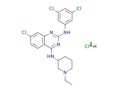 76004-91-6,7-chloro-N~2~-(3,5-dichlorophenyl)-N~4~-(1-ethylpiperidin-3-yl)quinazoline-2,4-diamine,