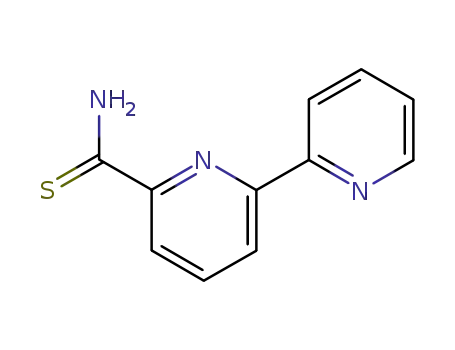Molecular Structure of 78797-02-1 (2,2'-bipyridyl-6-carbothioamide)