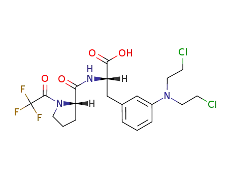 trifluoroacetyl-L-propyl-m-<bis(2-chloroethyl)amino>-L-phenylalanine